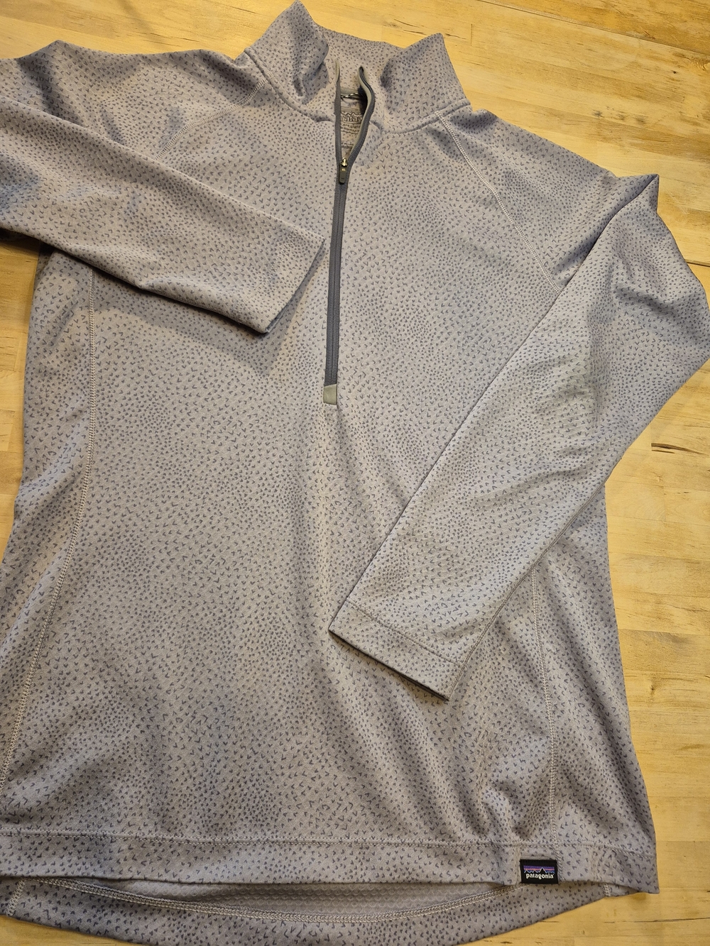 Patagonia Men's Light Lavender 1/4-Zip Pullover Shirt